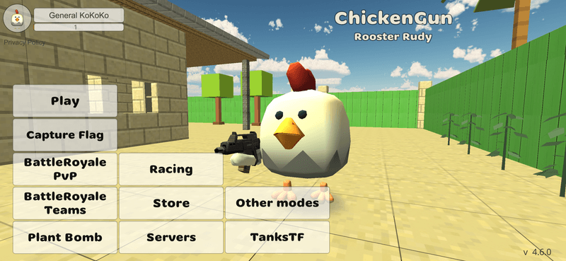 Скачать и играть в Chicken Gun